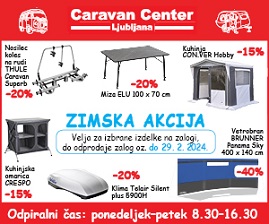 Caravan Center Ljubljana - ZIMSKA AKCIJA!