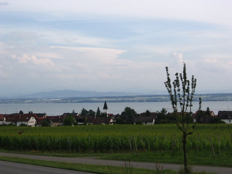 Meersburg - glavna cesta ob jezeru